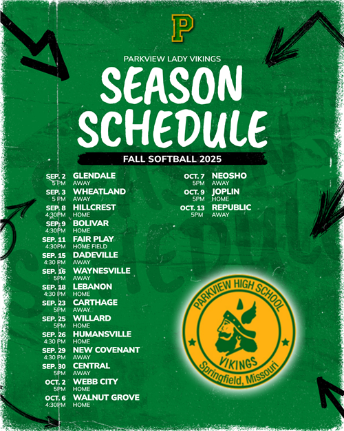 Softball Schedule